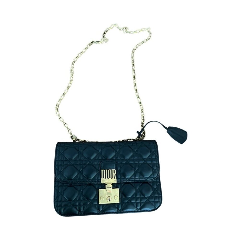 Dior Addict black leather handbag